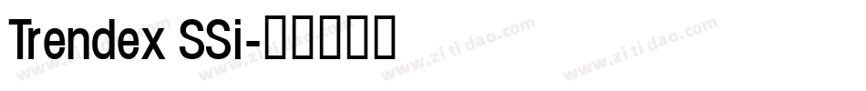 Trendex SSi字体转换